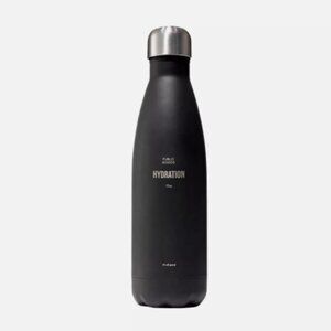 New Public Goods Vacuum Water Bottle - Black (17 oz)